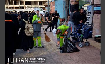 خدمات رسانی شهرداری تهران در شهر نجف 7