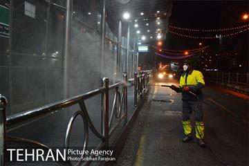طرح ضدعفونی معابر شهری 14