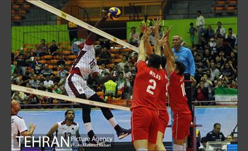 دیدار تیم های ملی والیبال ایران و قطر 4