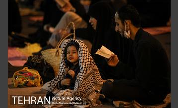 مراسم احیا شب بیست و یکم ماه مبارک رمضان در مسجد امام صادق(ع) 9