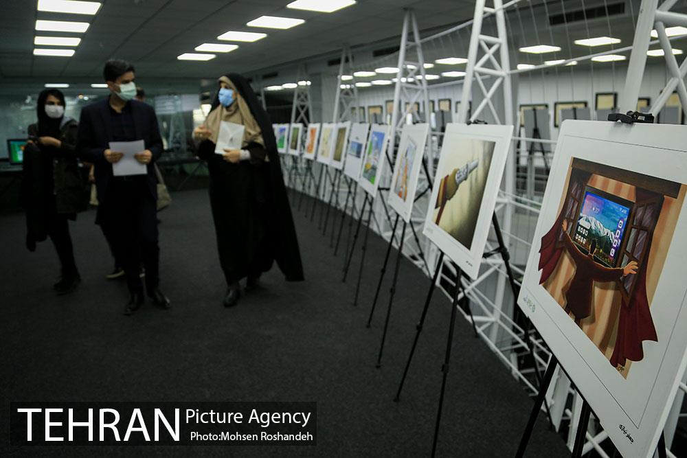 افتتاح نمایشگاه کاریکاتور شهرهوشمند و تهران من 3