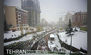 برف پاییزی در تهران 35