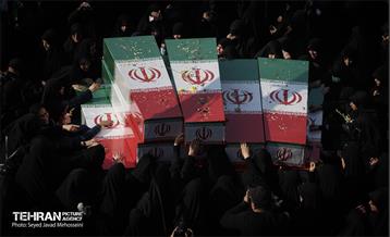 مراسم تشییع پیکرهای ۱۰۰ شهید گمنام 7