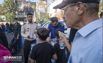 خدمت رسانی شهرداری تهران در راهپیمایی جا مانده های حسینی  8