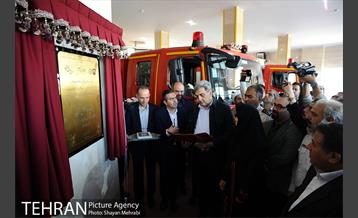 افتتاح ایستگاه 110 آتشنشانی با حضور شهردار تهران 10
