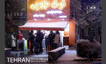 بارش اولین برف پاییزی تهران 30