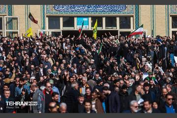 تشییع پیکر سردار شهید علی‌محمد نائینی