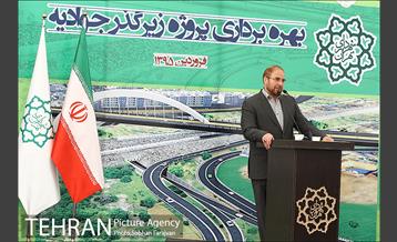 مراسم بهره برداری از پروژه زیر گذر جوادیه 25