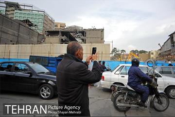 بازگشایی خیابان جمهوری پس از حادثه پلاسکو 25