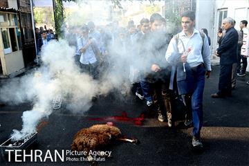 شهردار تهران در آیین نواختن زنگ سال تحصیلی جدید در دبیرستان ماندگار البرز 4