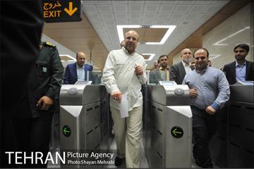 افتتاح خط ۷ مترو تهران با حضور دکتر قالیباف 17