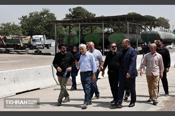 بازدید سخنگوی شهرداری تهران از سازمان مدیریت پسماند 35