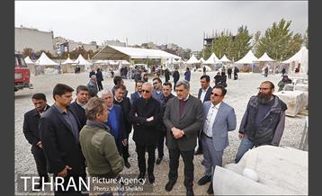 بازدید شهردار تهران از نهمین سمپوزیوم مجسمه سازی تهران 20