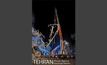 امداد رسانی شبانه در حادثه پلاسکو 22