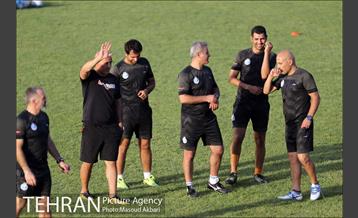 اولین تمرین تیم فوتبال استقلال تهران