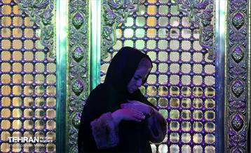 احیای شب بیست‌ویکم ماه رمضان امامزاده پنج تن لویزان 45