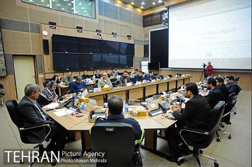 جلسه کارگروه آموزش و اطلاع رسانی، مدیریت بحران بیماری کرونا شهرداری تهران 5