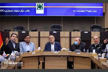 چهارمین جلسه ستاد مدیریت بحران کلانشهر تهران 19