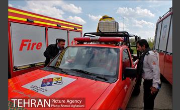 رزمایش ضدعفونی معابر سازمان بسیج شهرداری تهران 11