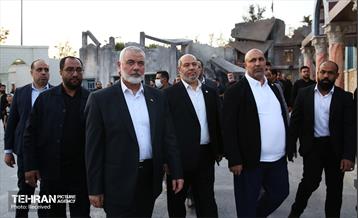 بازدید رهبران حماس و جهاد اسلامی فلسطین از سرزمین تمدن‌ها 9