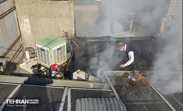 حریق در بازار تجریش 7