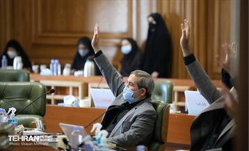 مراسم تودیع پیروز حناچی، شهردار سابق تهران در صحن شورای اسلامی  34