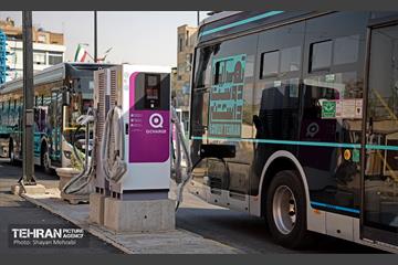 به وقت خدمت؛ ایستگاه شارژ اتوبوس برقی «قورخانه» 59
