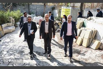 بازدید رئیس کمیسیون حمل‌ونقل شورا از منطقه 17 13