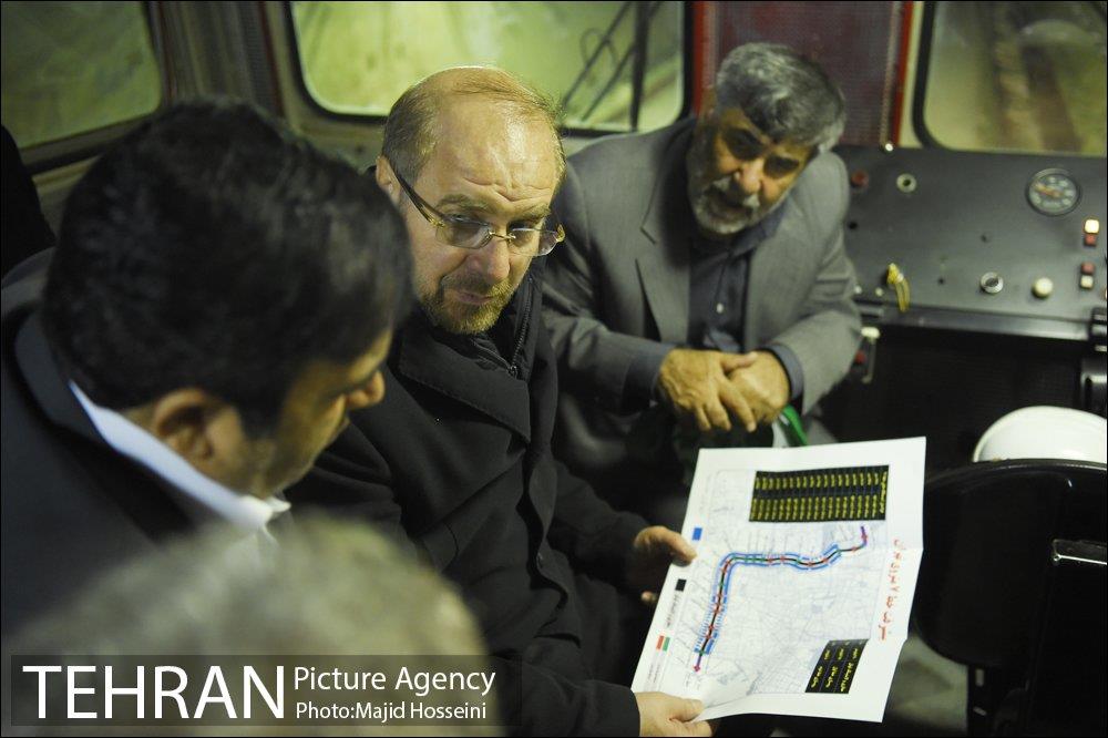 بازدید شهردار تهران از بخش میانی خط 7 مترو 5