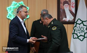 مراسم معارفه فرمانده یگان حفاظت شهرداری تهران 9