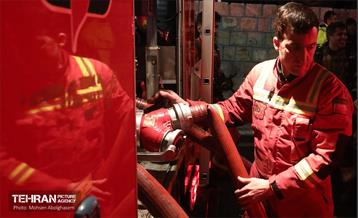آتش‌سوزی در بیمارستان گاندی تهران 36