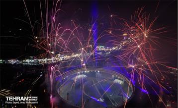 نورافشانی میدان ولیعصر(عج) به مناسبت نیمه شعبان 19