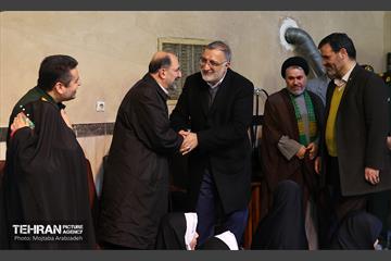 حضور شهردار تهران در حسینیه جماران تهران 6