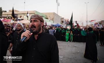 کاروان نمادین اسرای کربلا در مسیر طویریج  17