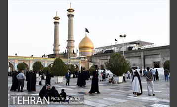 مراسم تعویض پرچم گنبد حرم حضرت عبدالعظیم (ع) 26