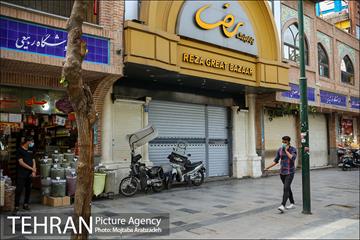 تعطیلی بازار تهران در پی شیوع موج چهارم کرونا 4