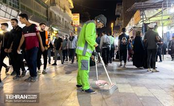 خدمات رسانی شهرداری تهران در شهر نجف 12