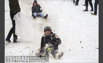 تفریحات برفی در پارک پردیسان تهران 8