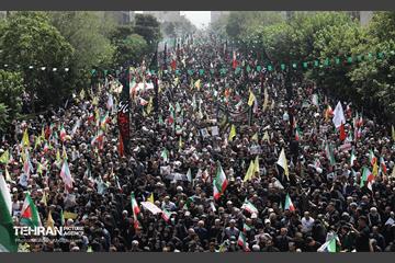 تشییع شهدای اقتدار ملی در تهران 14