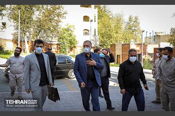 بازدید شهردار تهران از آسایشگاه جانبازان بقیه الله 1