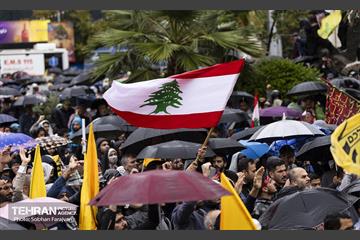 تجمع مردم تهران در محکومیت به شهادت رساندن سیدحسن نصرالله 1