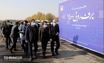 مانور برف روبی منطقه 19 شهرداری تهران 30