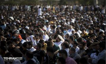 اقامه نماز عید فطر افغانستانی های اهل تسنن مقیم تهران 23