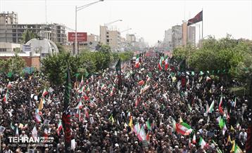 تشییع شهدای اقتدار ملی در تهران - 4 8