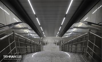 بهره برداری از ورودی شمالی ایستگاه مترو سهروردی 22