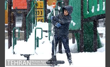 روز برفی پارک شهر 2