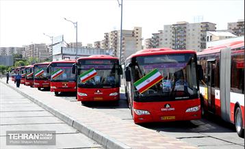 آیین بهره‌برداری از ۴۰ دستگاه اتوبوس دوکابین بازسازی شده 19