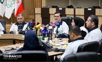 نشست خبری رئیس سازمان پیشگیری و مدیریت بحران شهر تهران 23