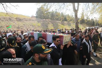 تشییع پیکر پاک و مطهر شهید گمنام در فدراسیون تیراندازی 21