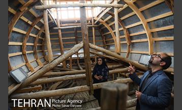 بازدید اعضا شورای شهر از محوطه سردرب باغ ملی و میدان مشق 13